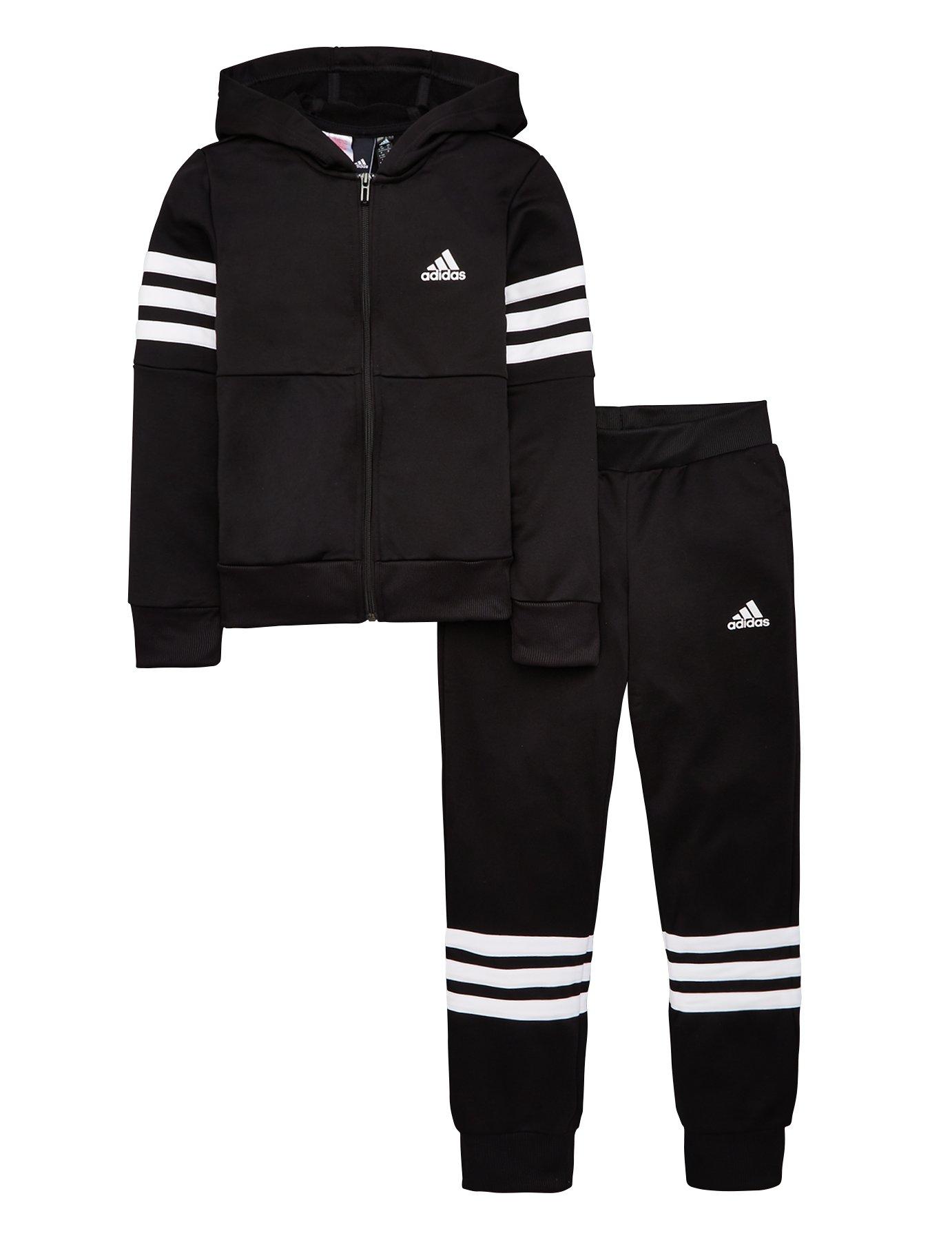 black adidas kids tracksuit