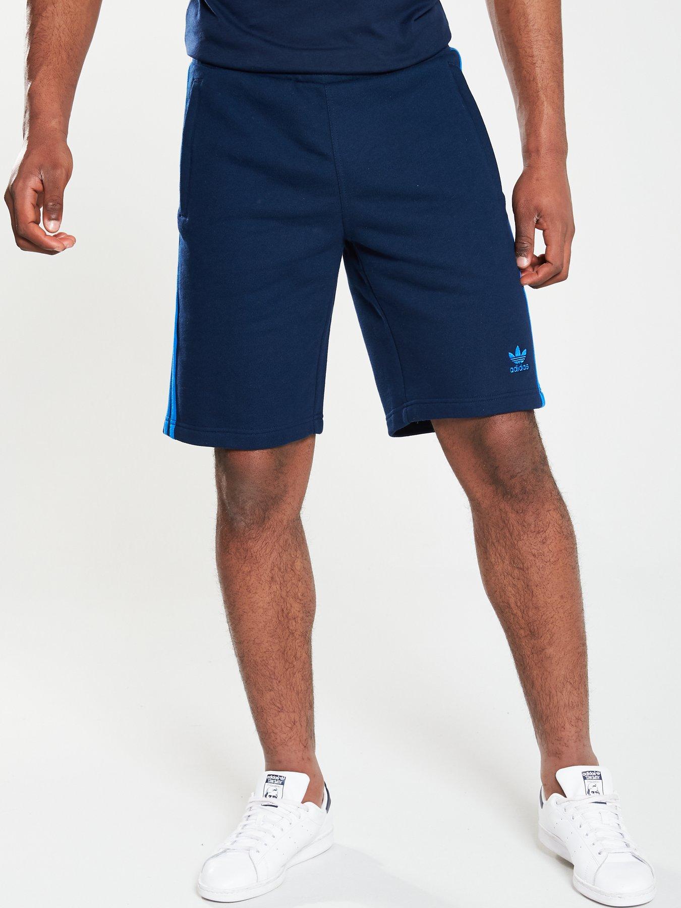 adidas 3 stripe shorts navy