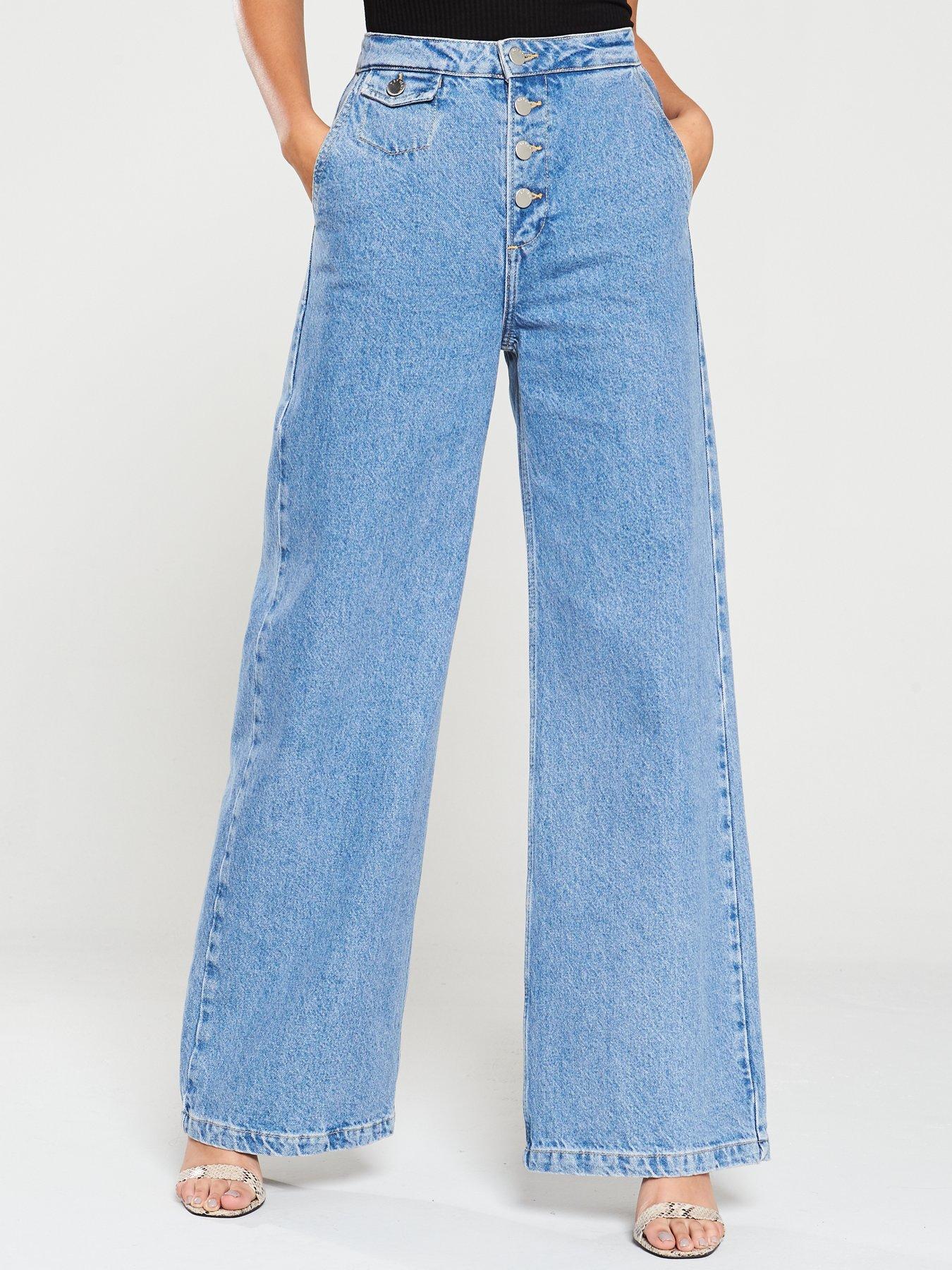 very flared jeans