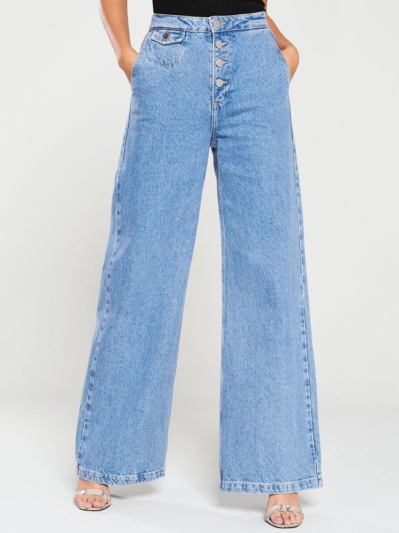 very flared jeans