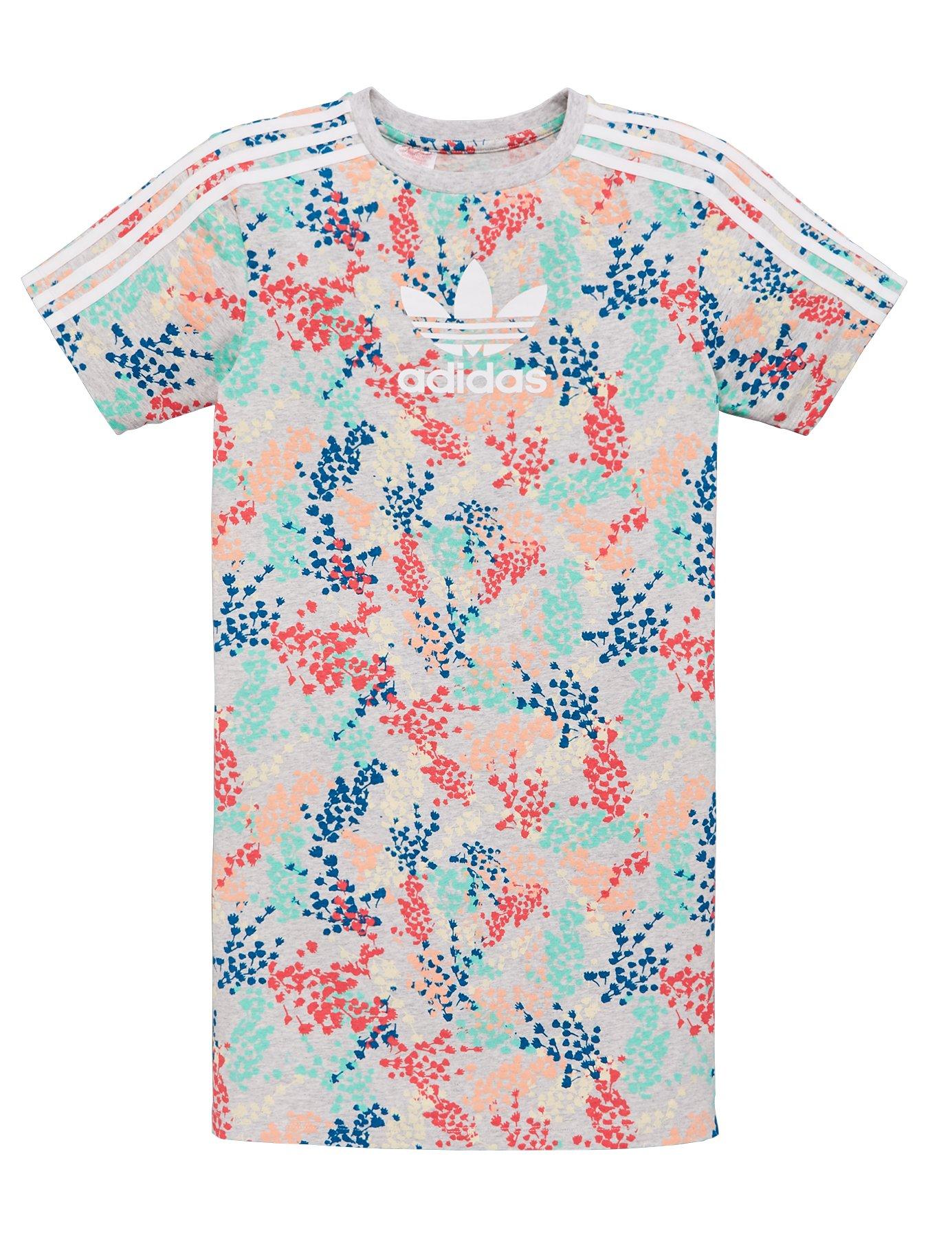 adidas flower print shirt