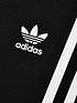  image of adidas-originals-youth-3-stripe-leggings-blackwhite