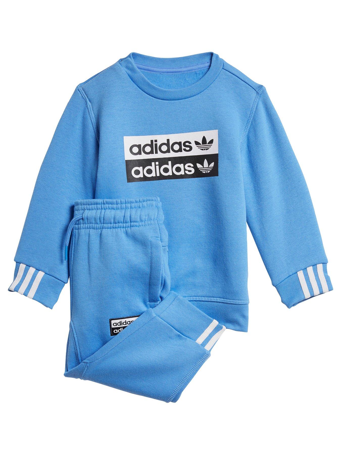 baby blue adidas tracksuit infant