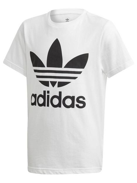 adidas-originals-youth-trefoil-t-shirt-whiteblack