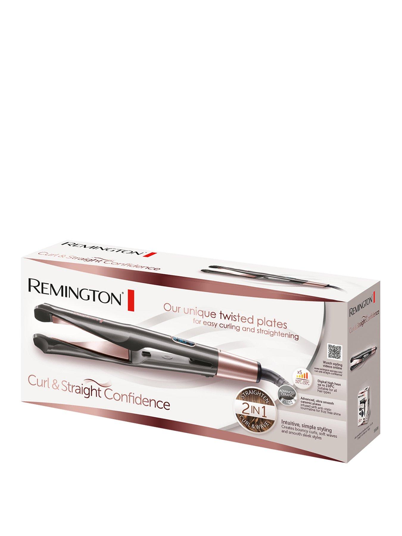 Curling hair hotsell with remington straightener