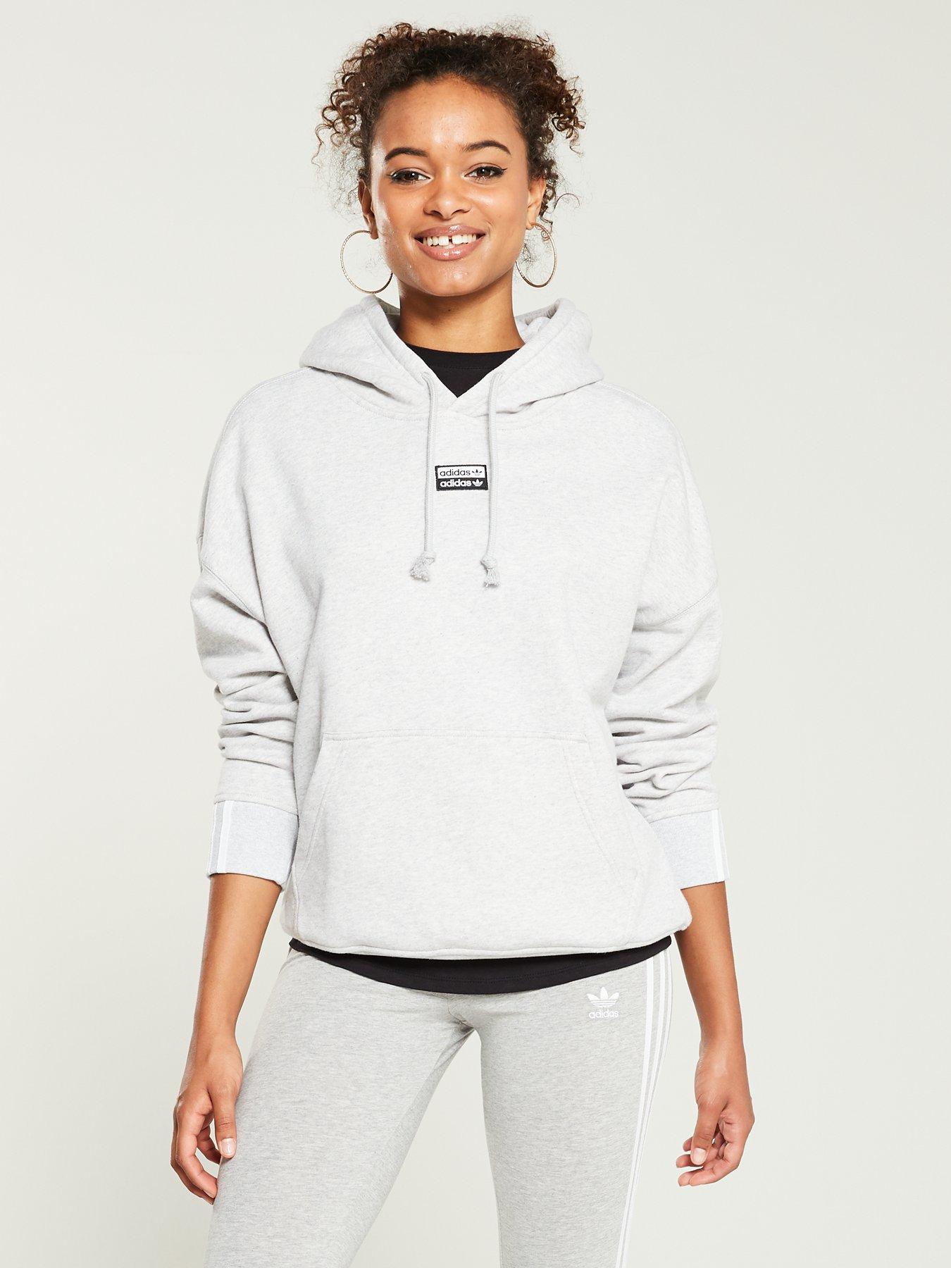 adidas originals hoodie grey womens