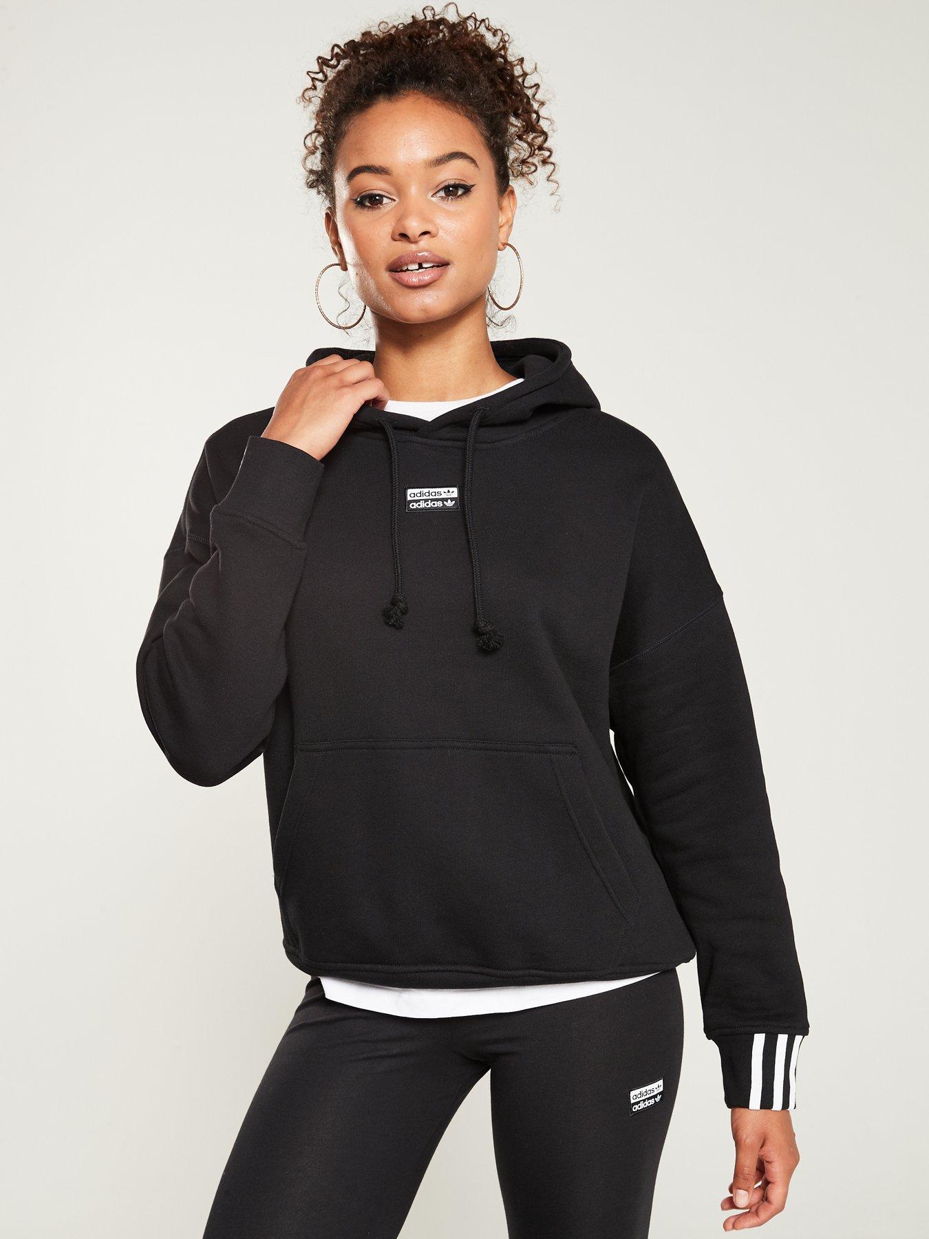 adidas originals ryv hoodie in black