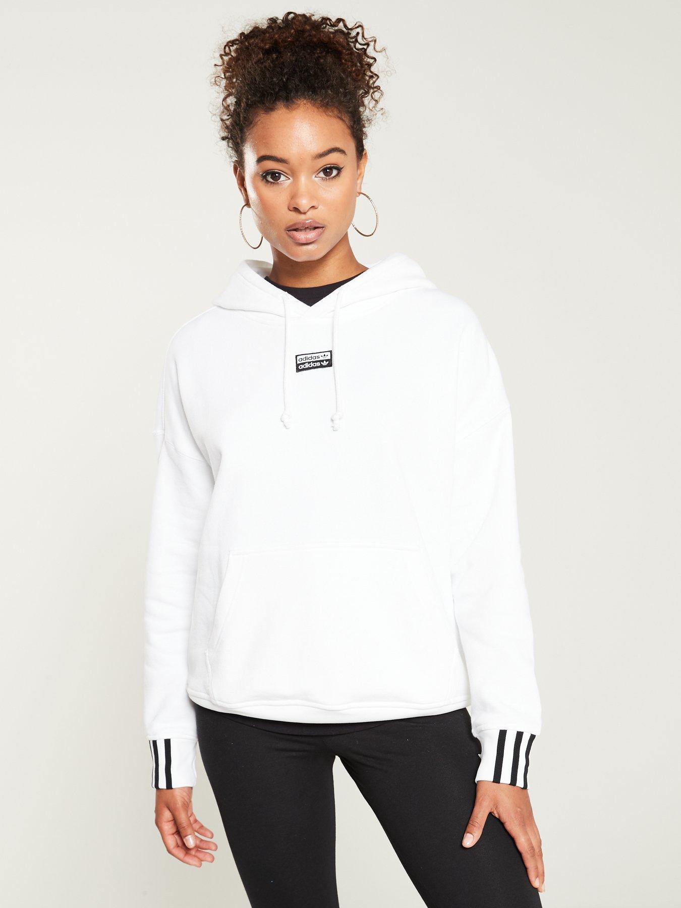 white adidas originals sweatshirt