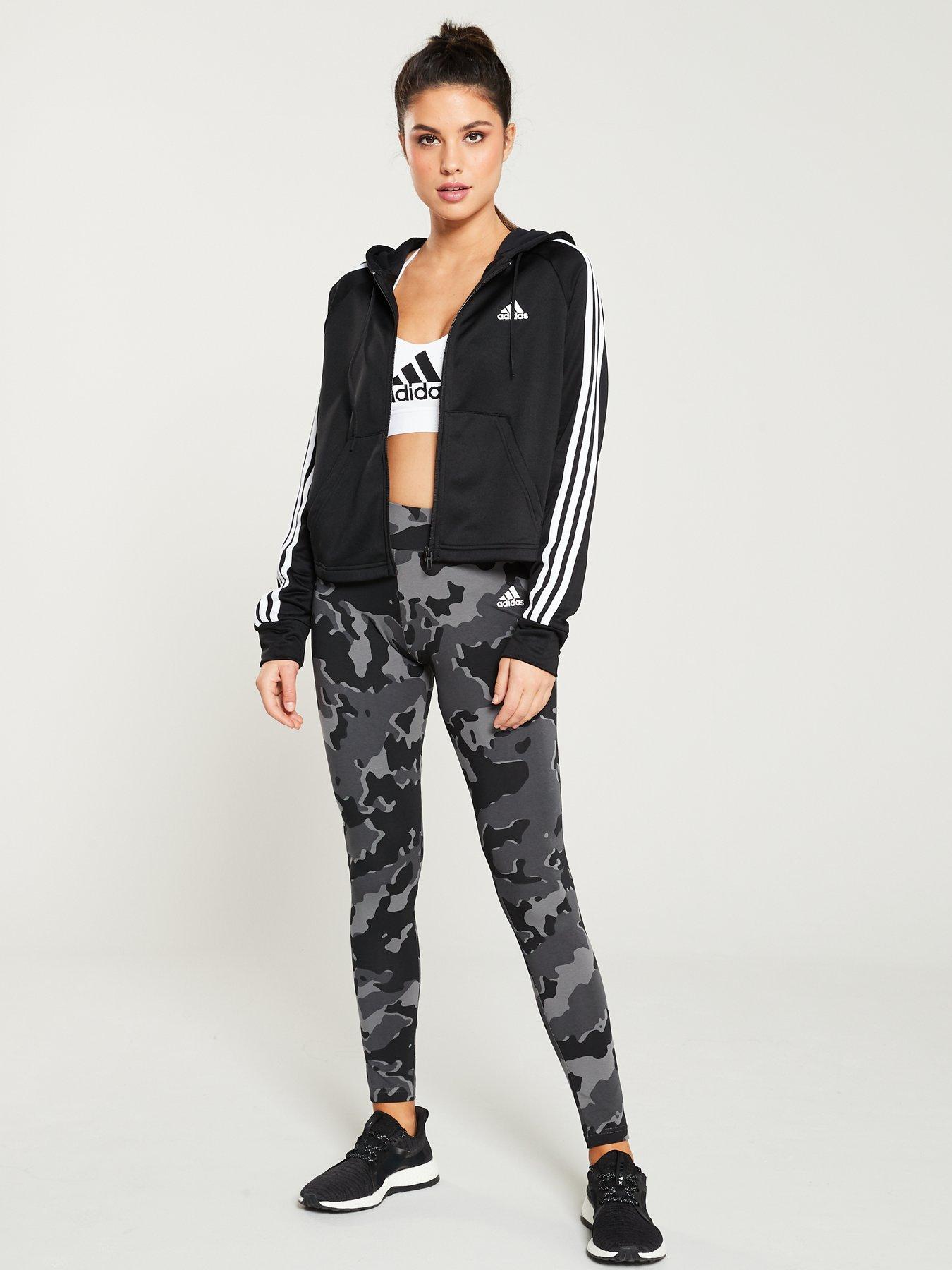 Adidas hoodie and tights tracksuit online