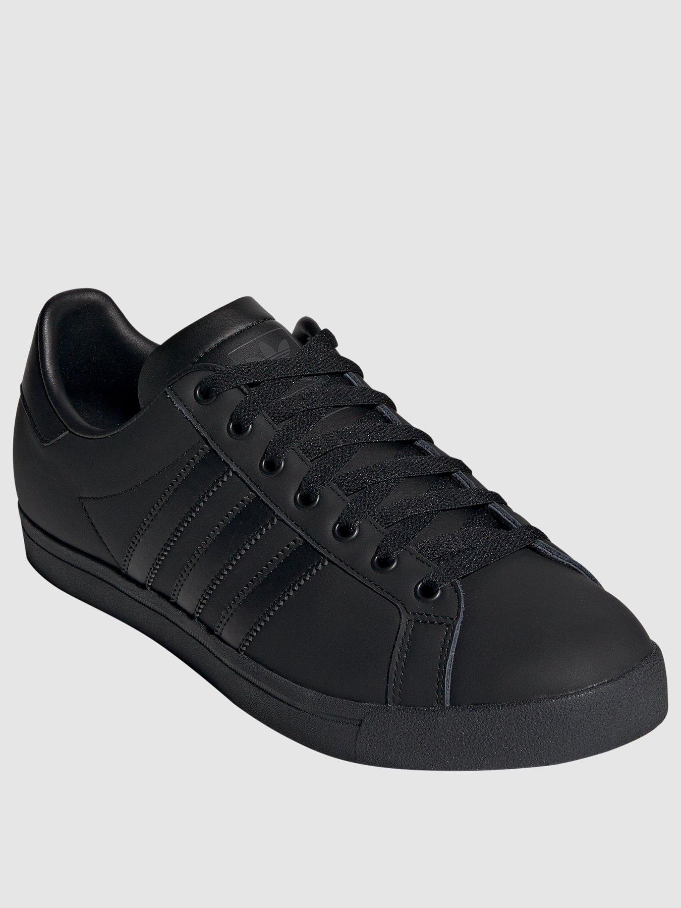 adidas black trainers size 3