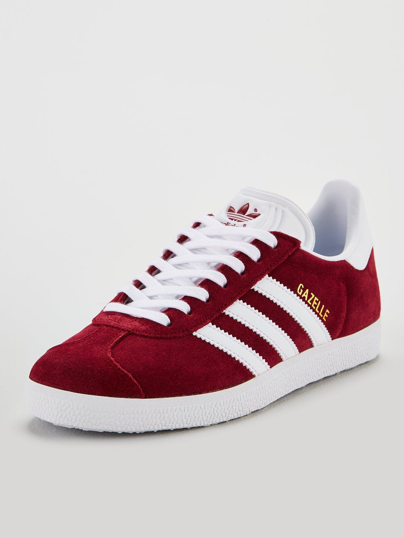 burgundy adidas trainers womens