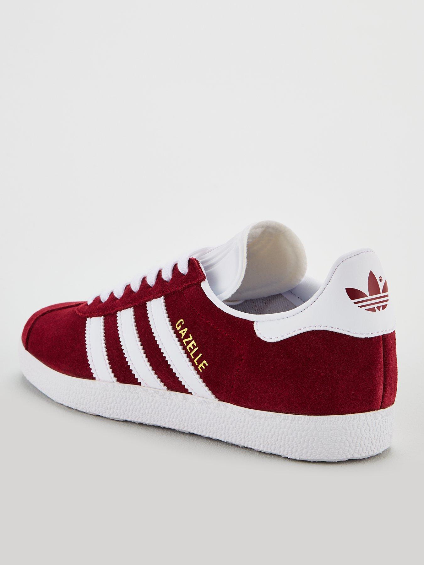 Ladies burgundy 2024 adidas trainers