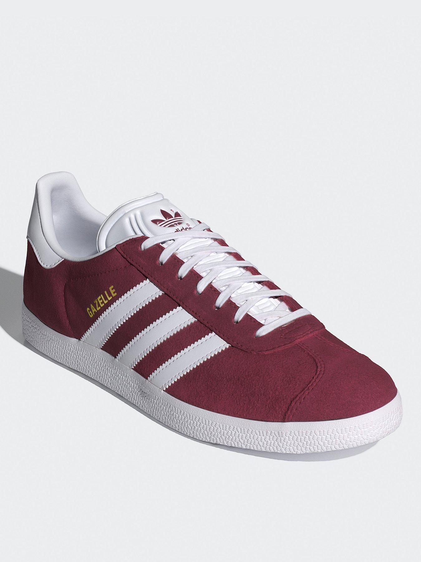 Image 3 of 7 of adidas Originals Gazelle - Burgundy/White