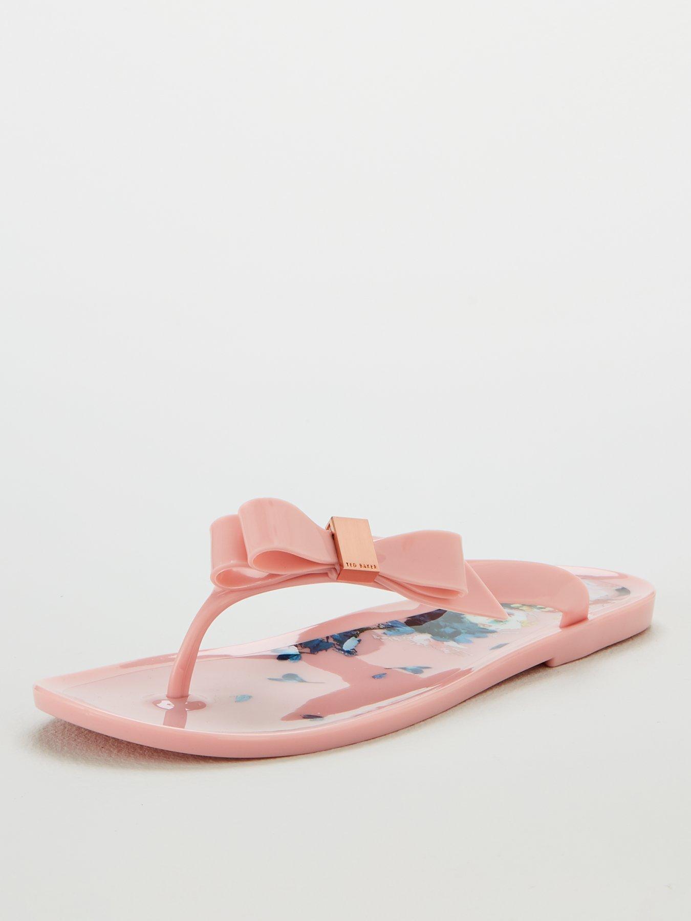 pink ted baker flip flops