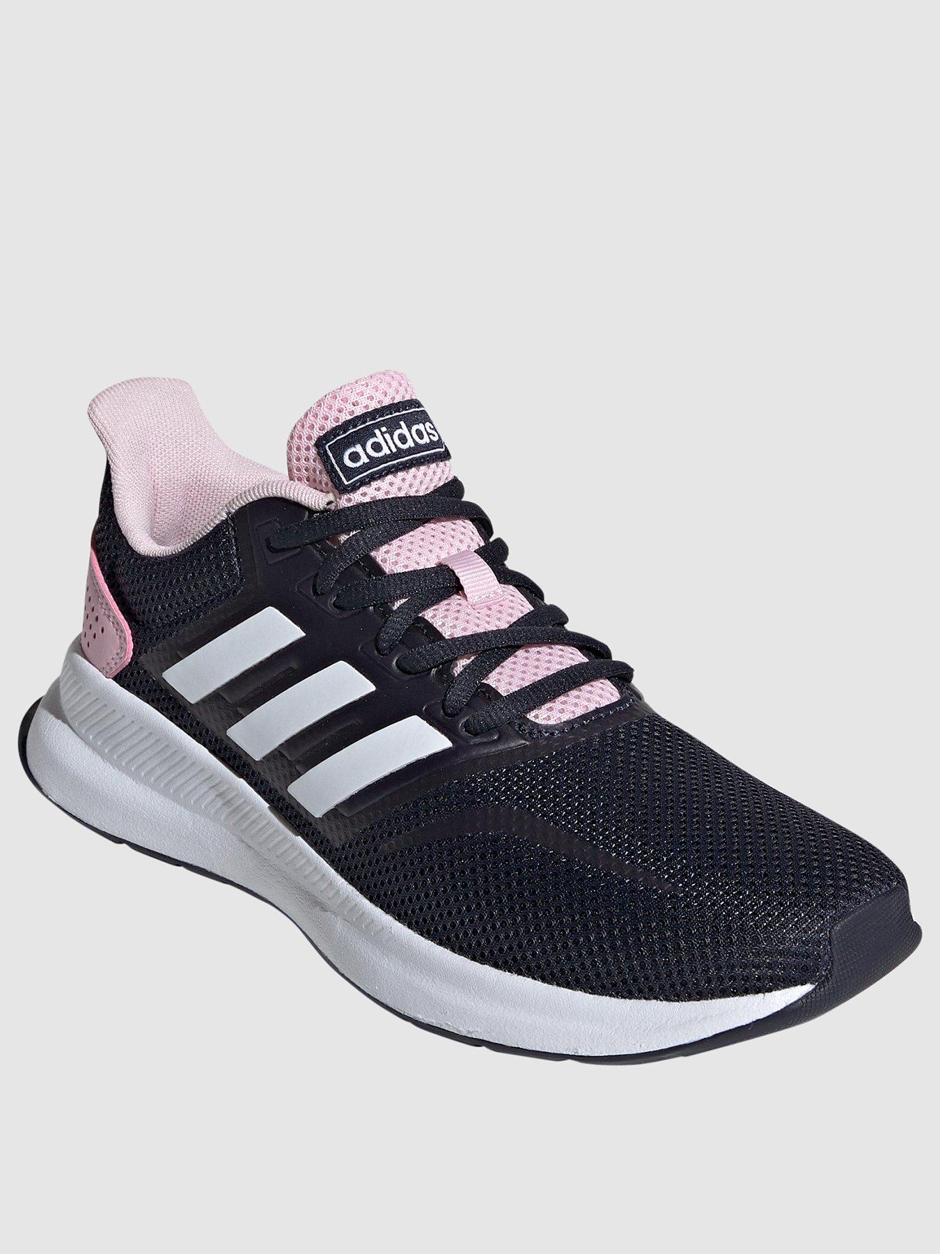 navy and pink adidas trainers