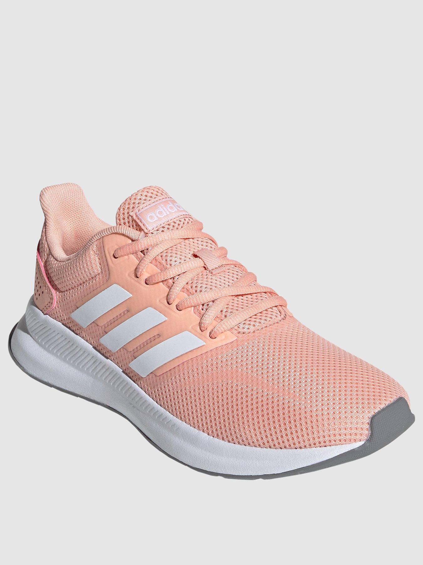 coral adidas trainers
