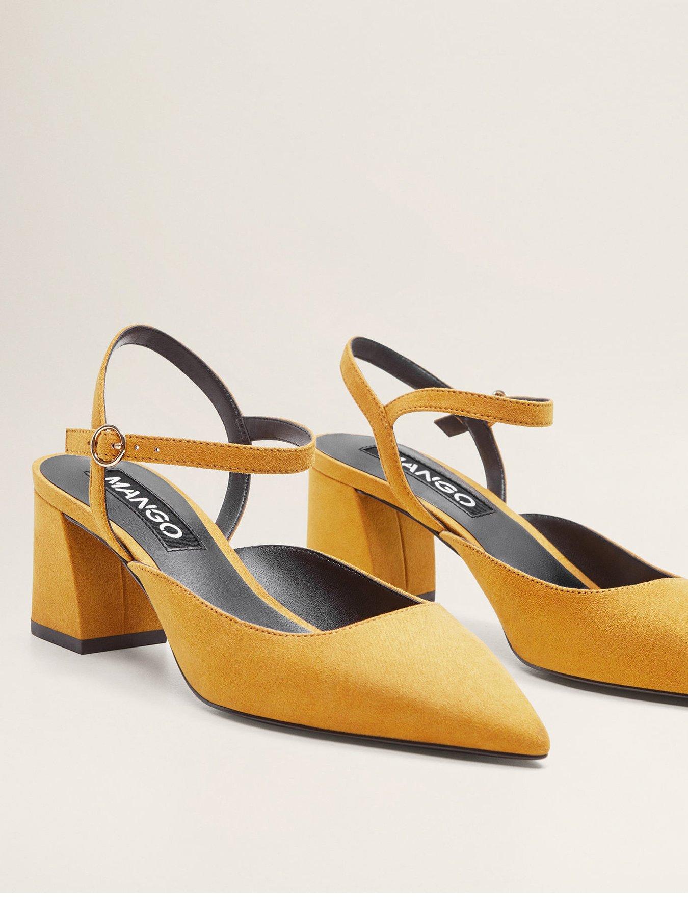 mango yellow shoes