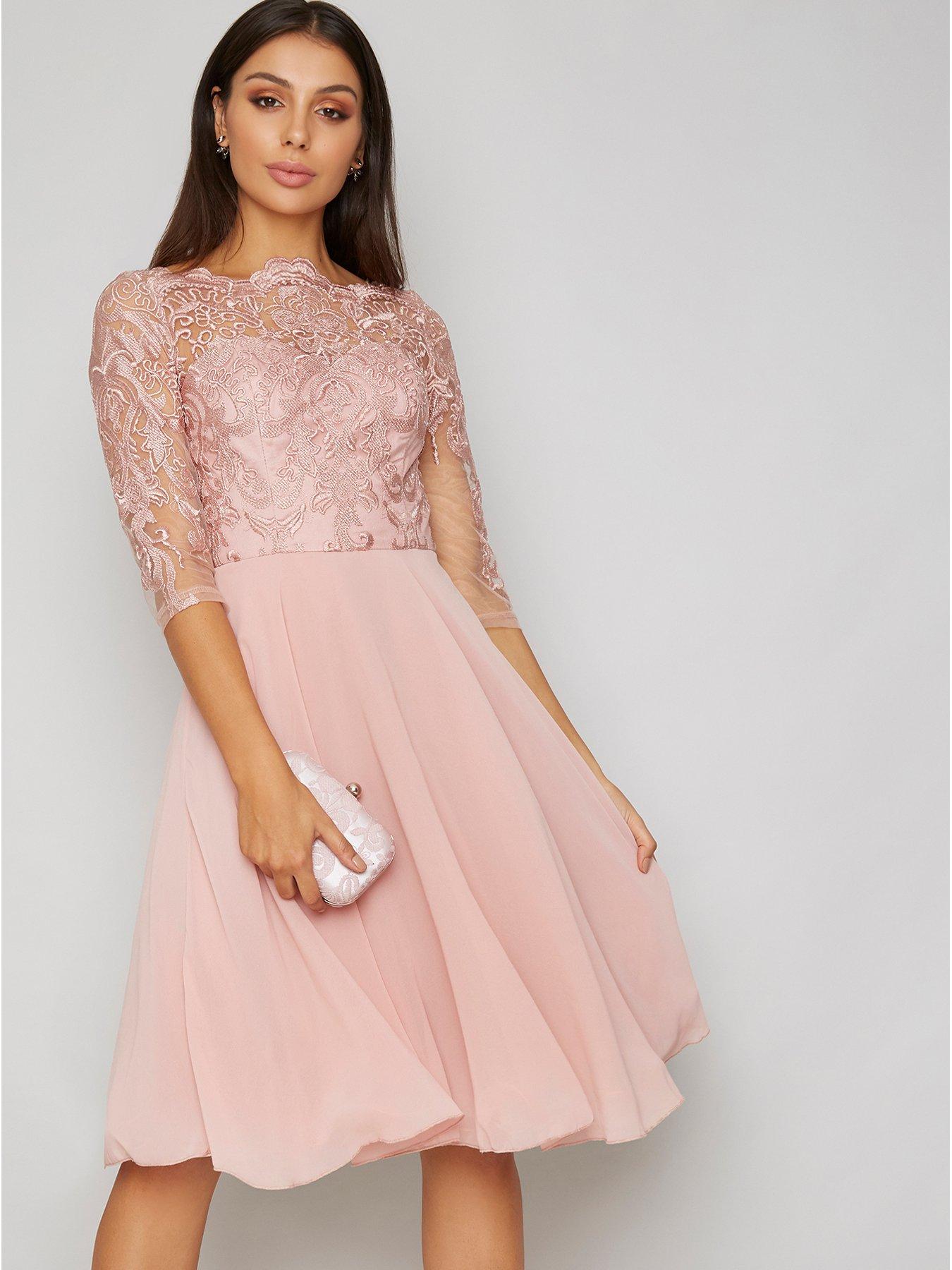 rose gold summer dress