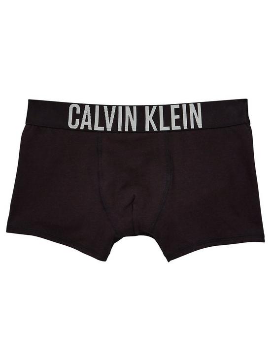 Calvin Klein Boys 2 Pack Trunks - Black | very.co.uk