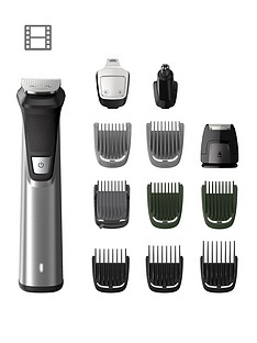 Philips Philips Series 7000 12-in-1 Ultimate Multi Grooming Kit for Beard, Hair and Body with Nose Trimmer Attachment - MG7735/33