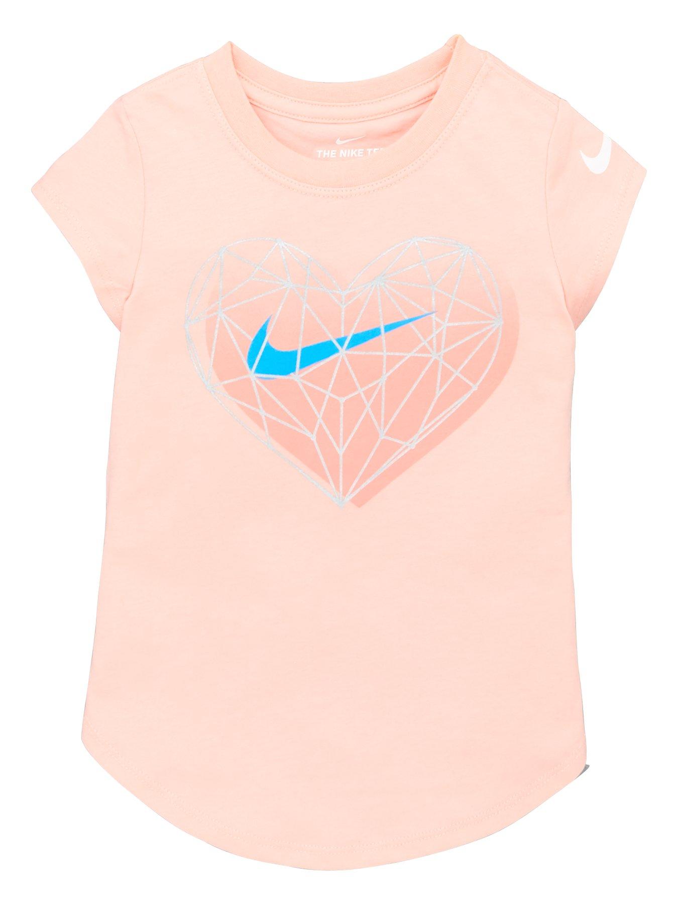 turquoise and pink nike shirt