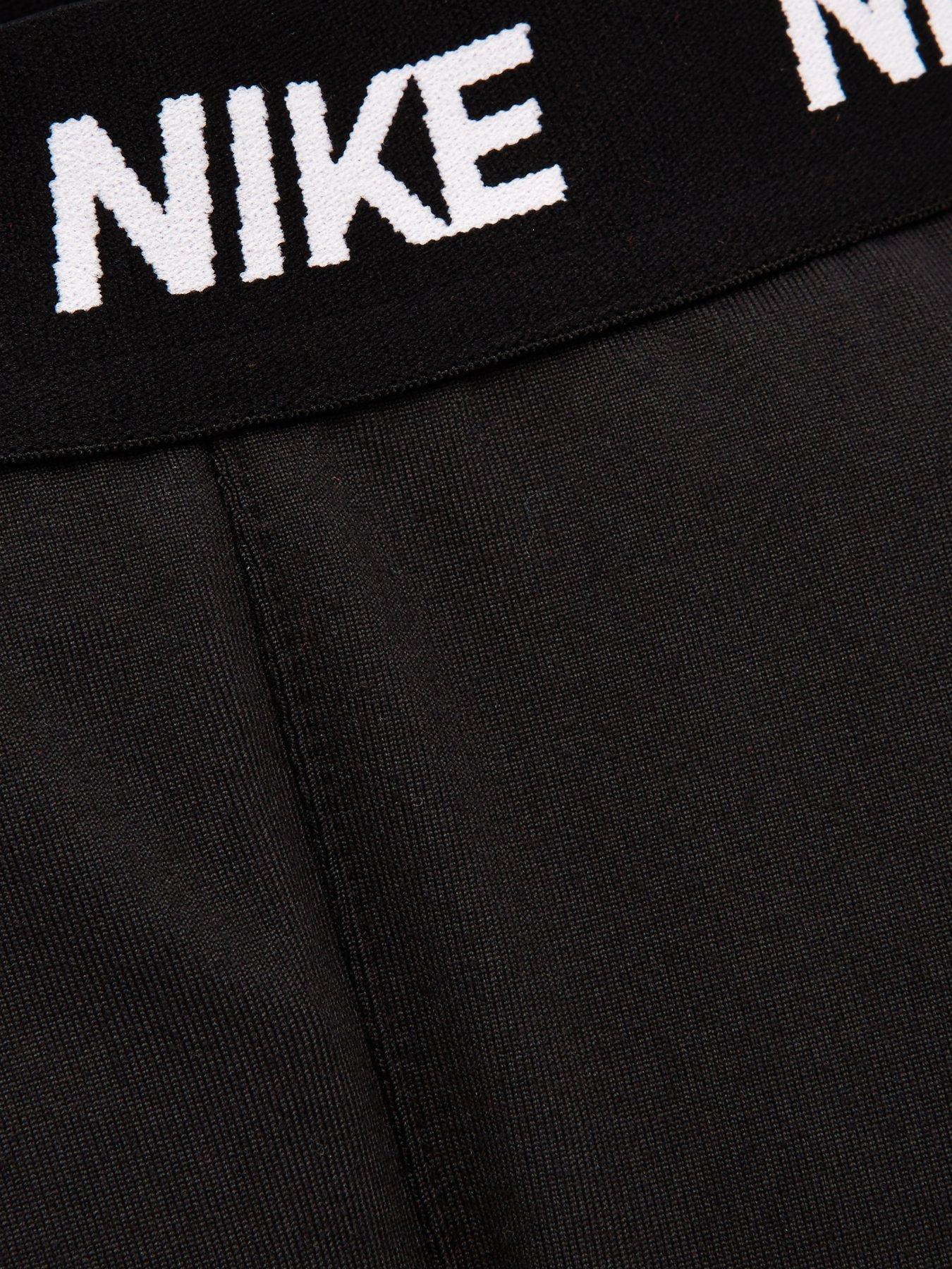 Image 3 of 3 of Nike Kids Girls Swoosh Tights - Black