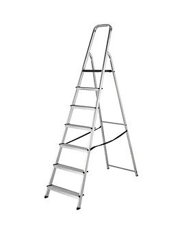 Product photograph of Werner 7 Tread Stepladder from very.co.uk