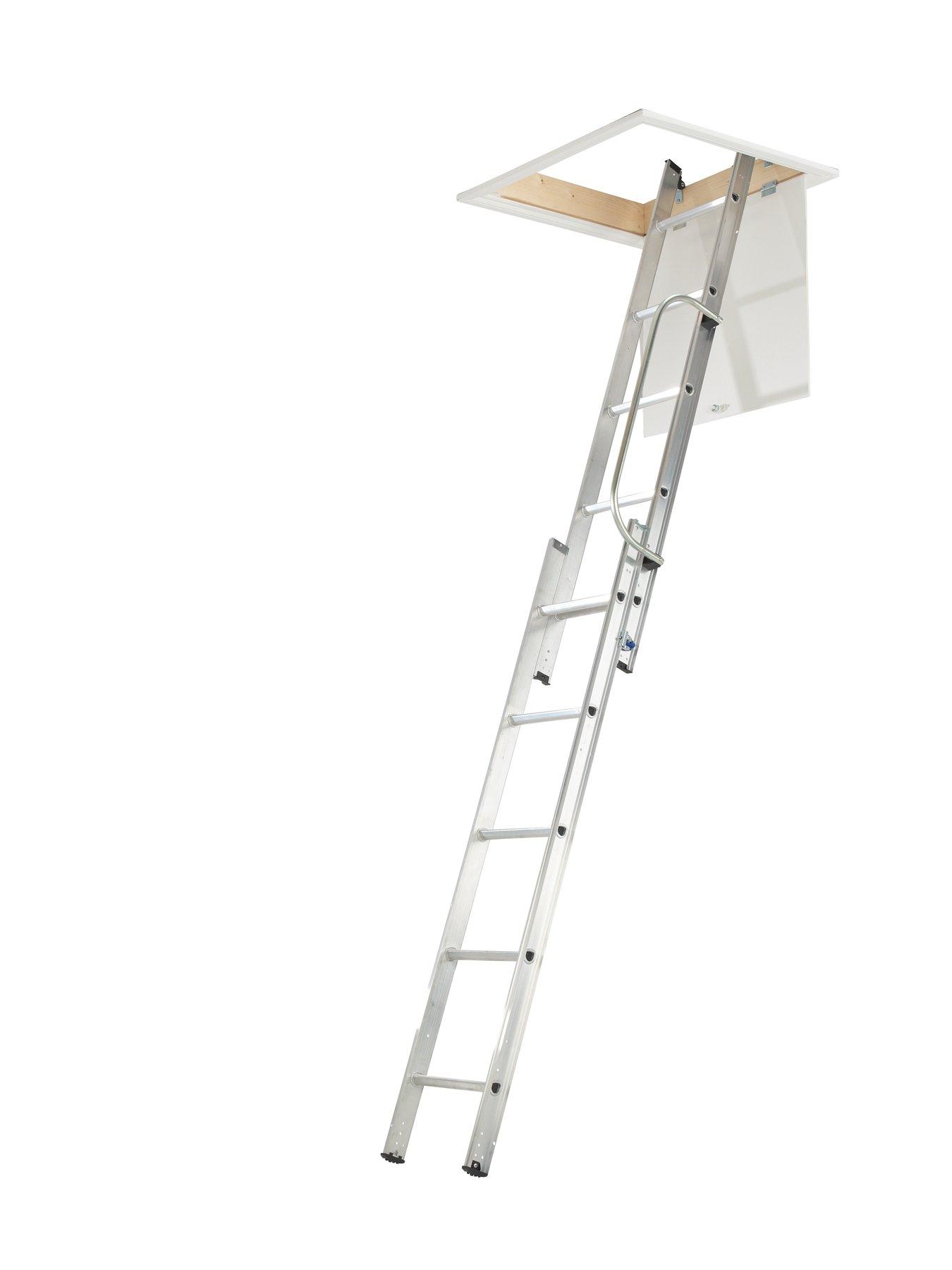 Image 2 of 3 of Werner 2 Section Aluminium Loft Ladder