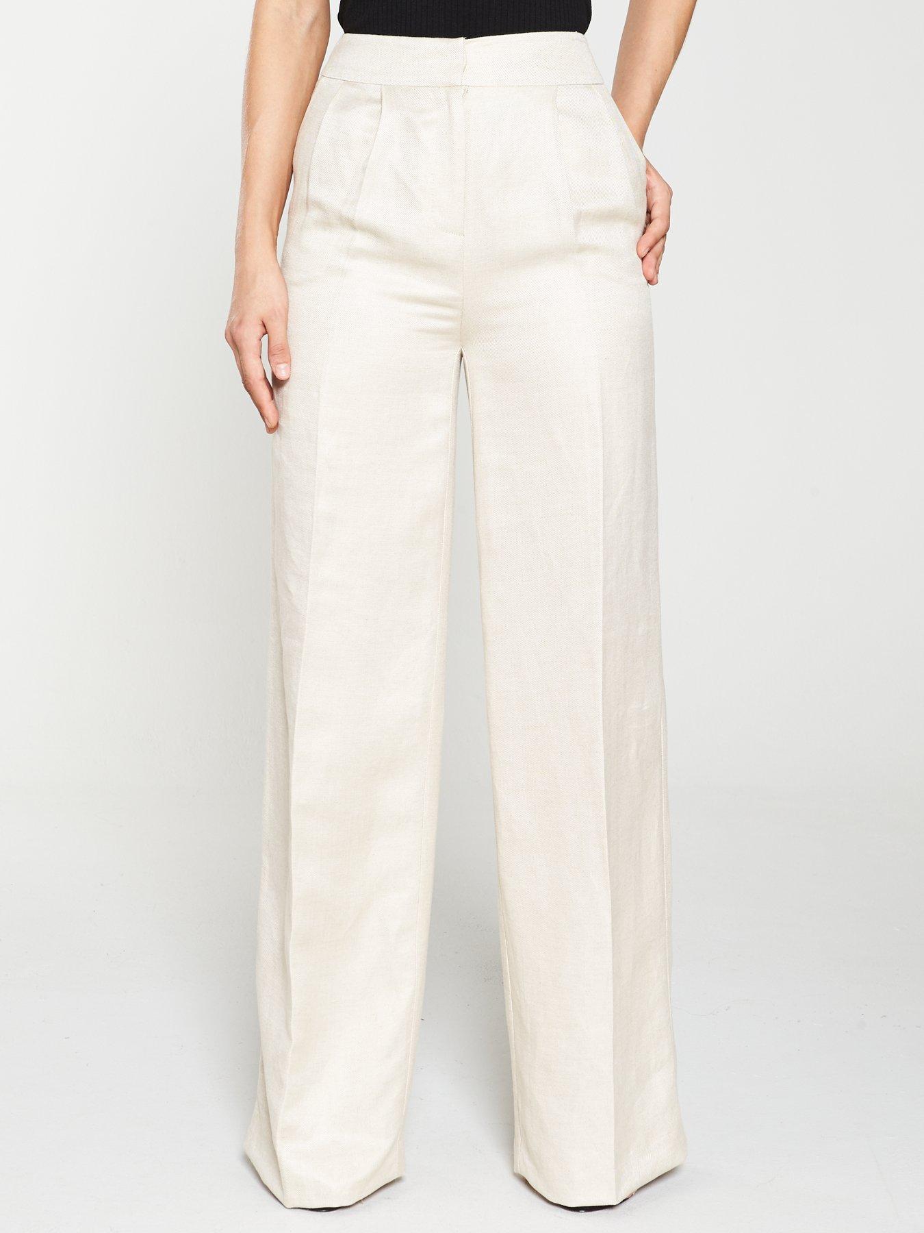 V By Very Linen Mix Wide Leg Trousers review