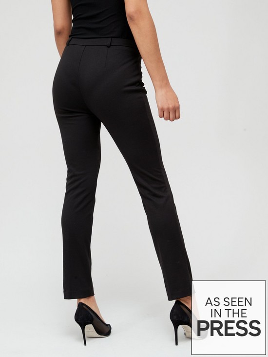 stillFront image of v-by-very-valuenbspponte-slim-leg-trouser-black