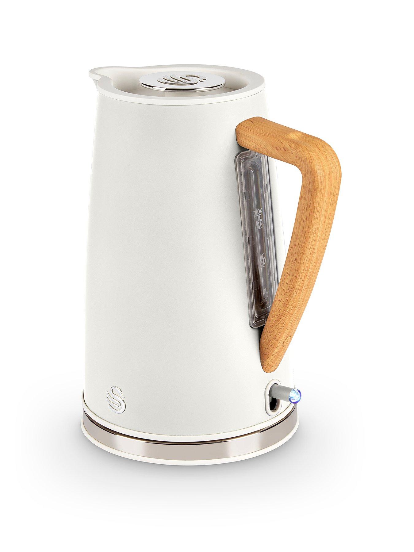 Swan Nordic Style Cordless Kettle Swan Nordic White Kettle And