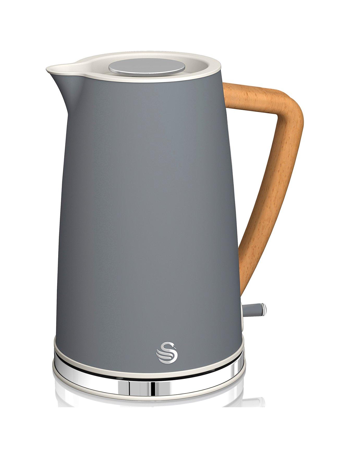 Product photograph of Swan 1 7l Nordic Style Kettle - Grey from very.co.uk