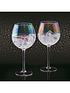  image of kitchencraft-barcraft-set-of-two-iridescent-gin-glasses