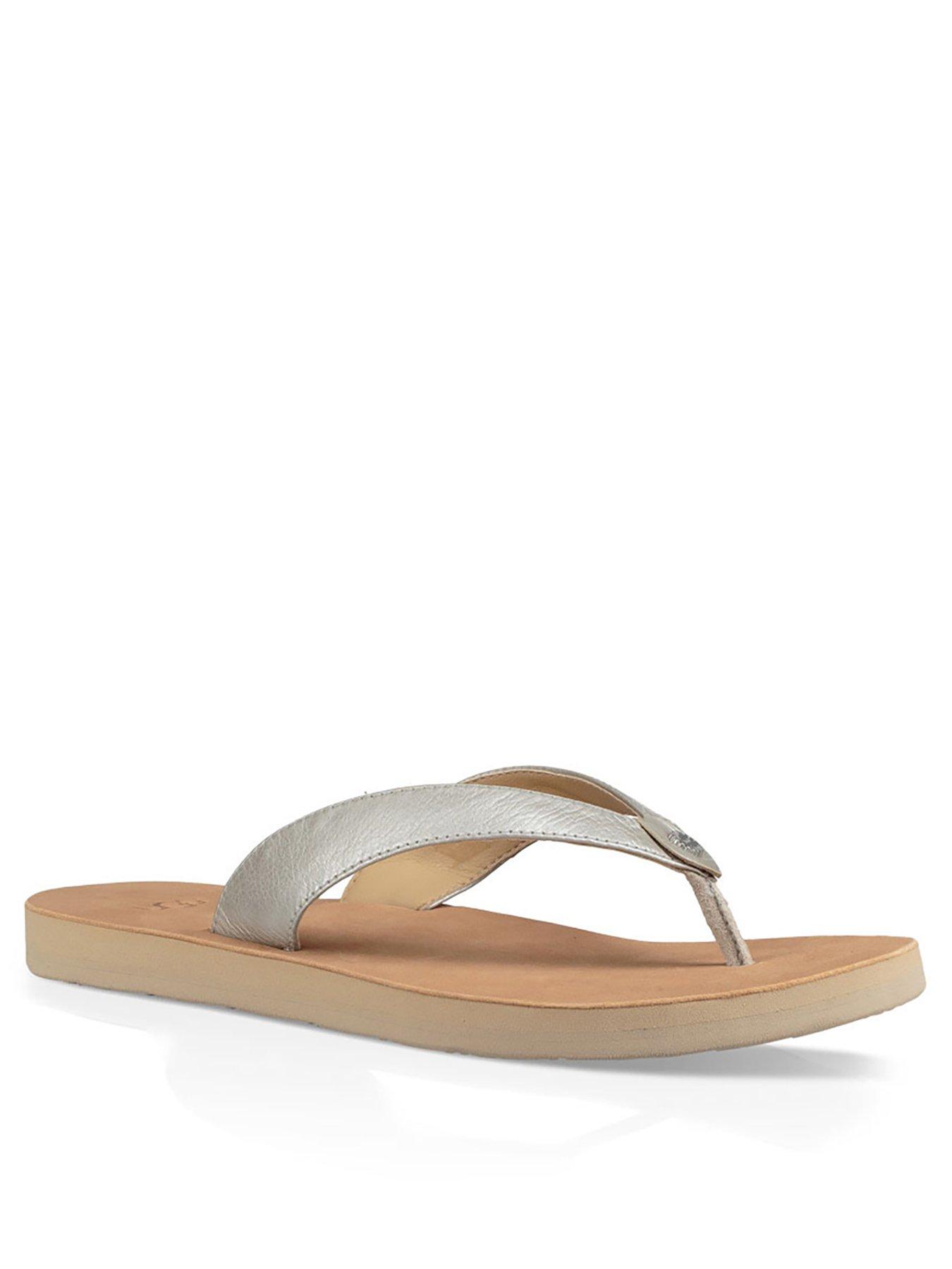 ugg tawney flip flop silver