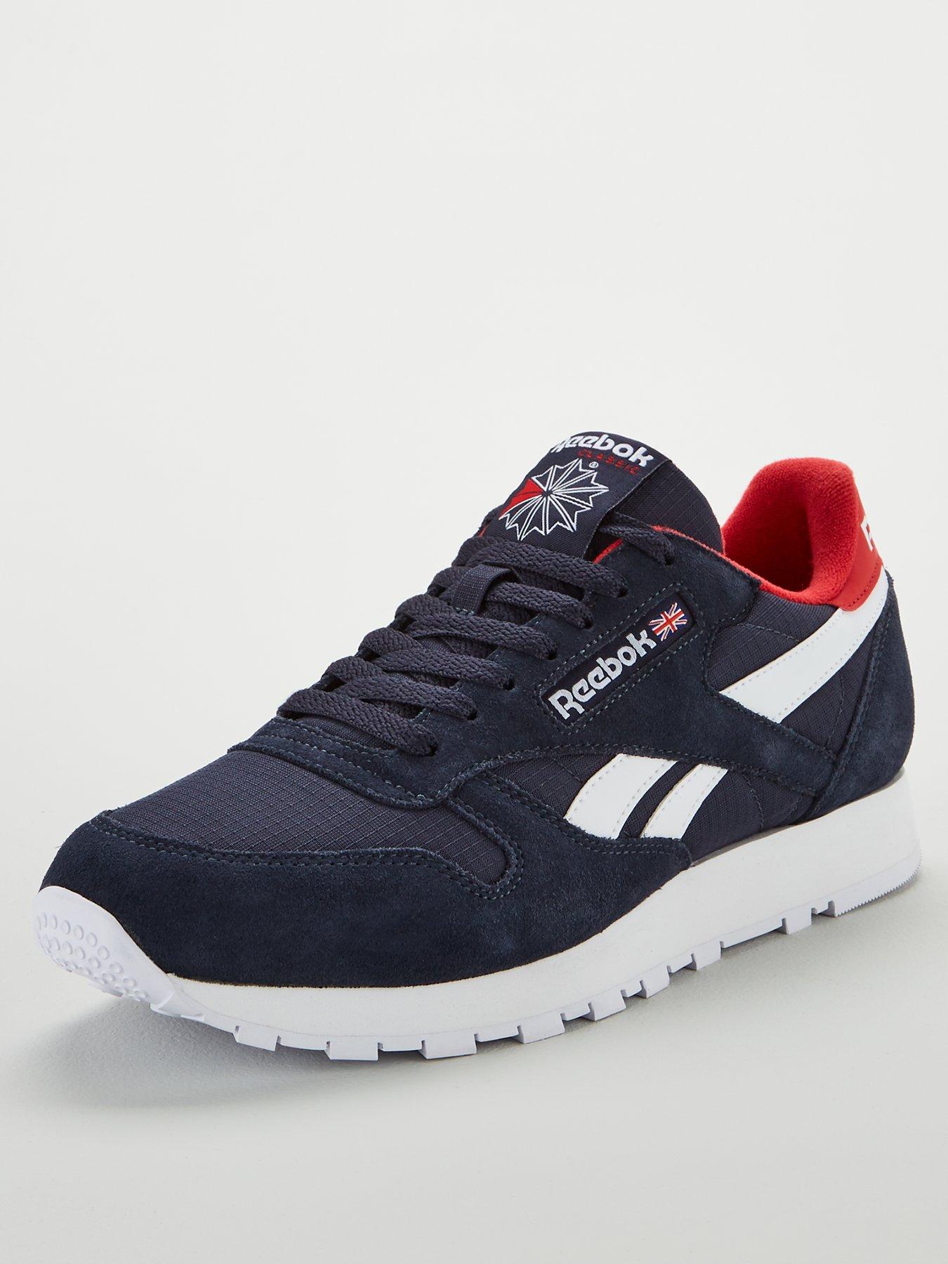 reebok classic leather navy