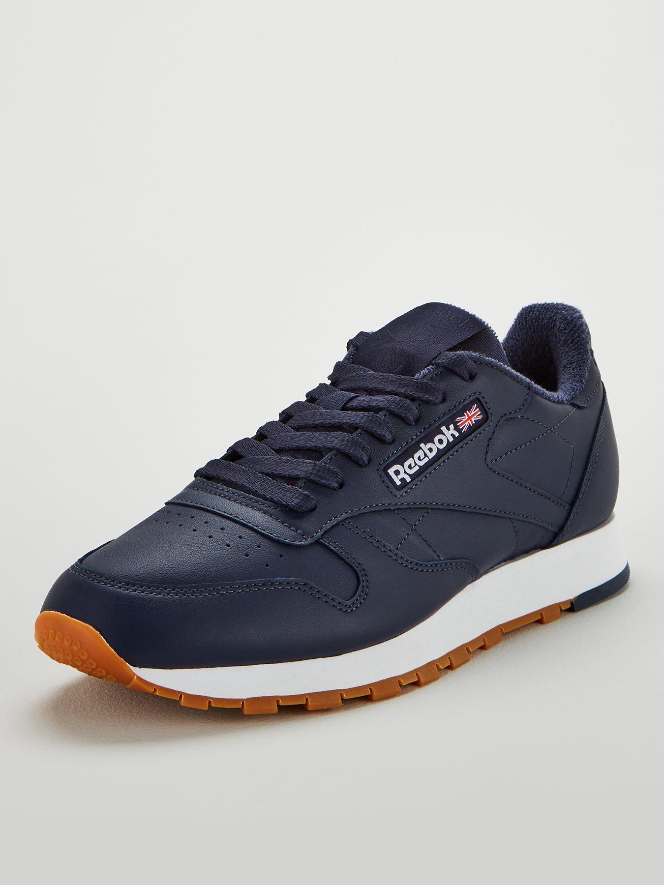 reebok classic leather utility navy