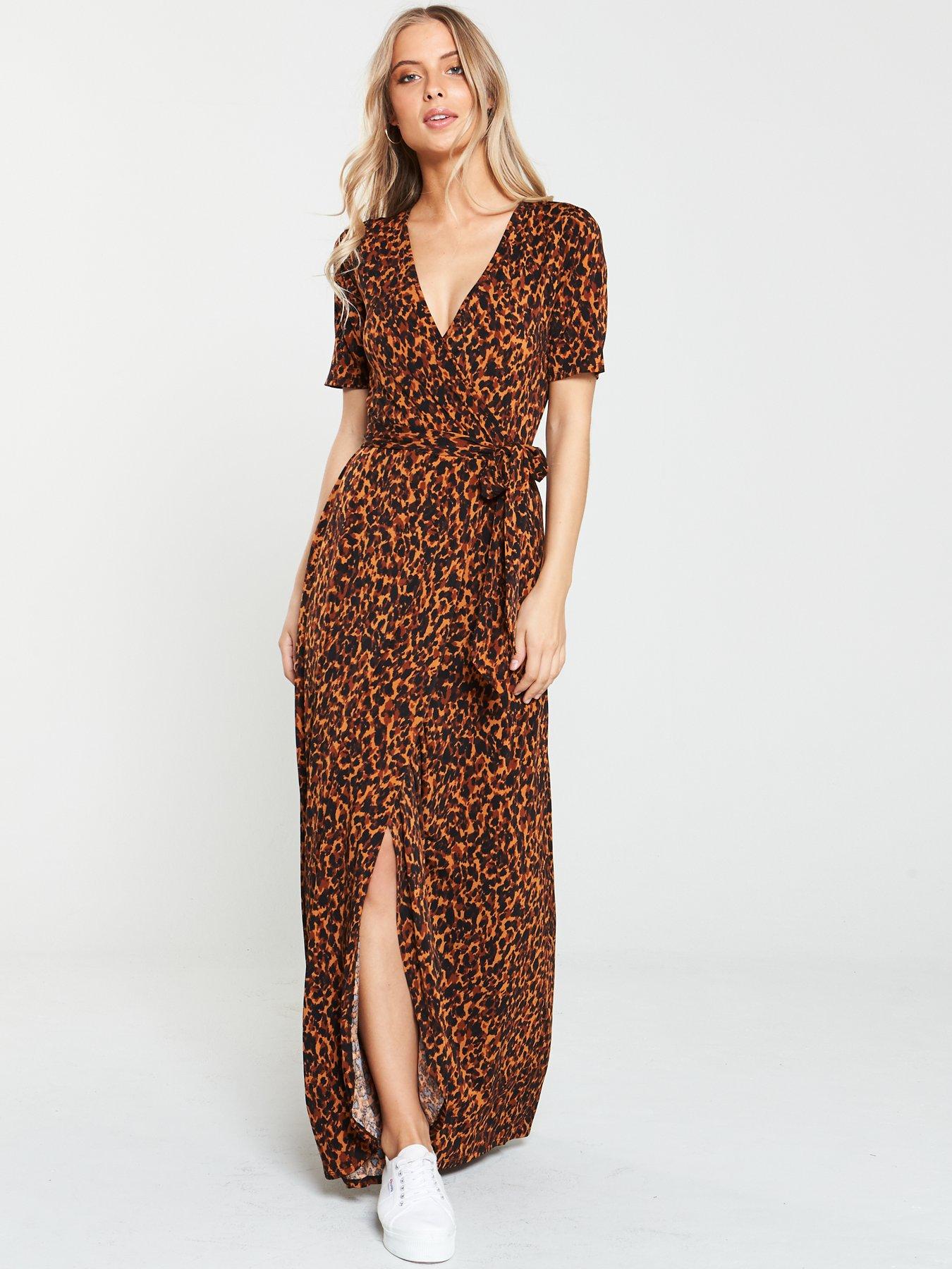 maxi wrap dress petite