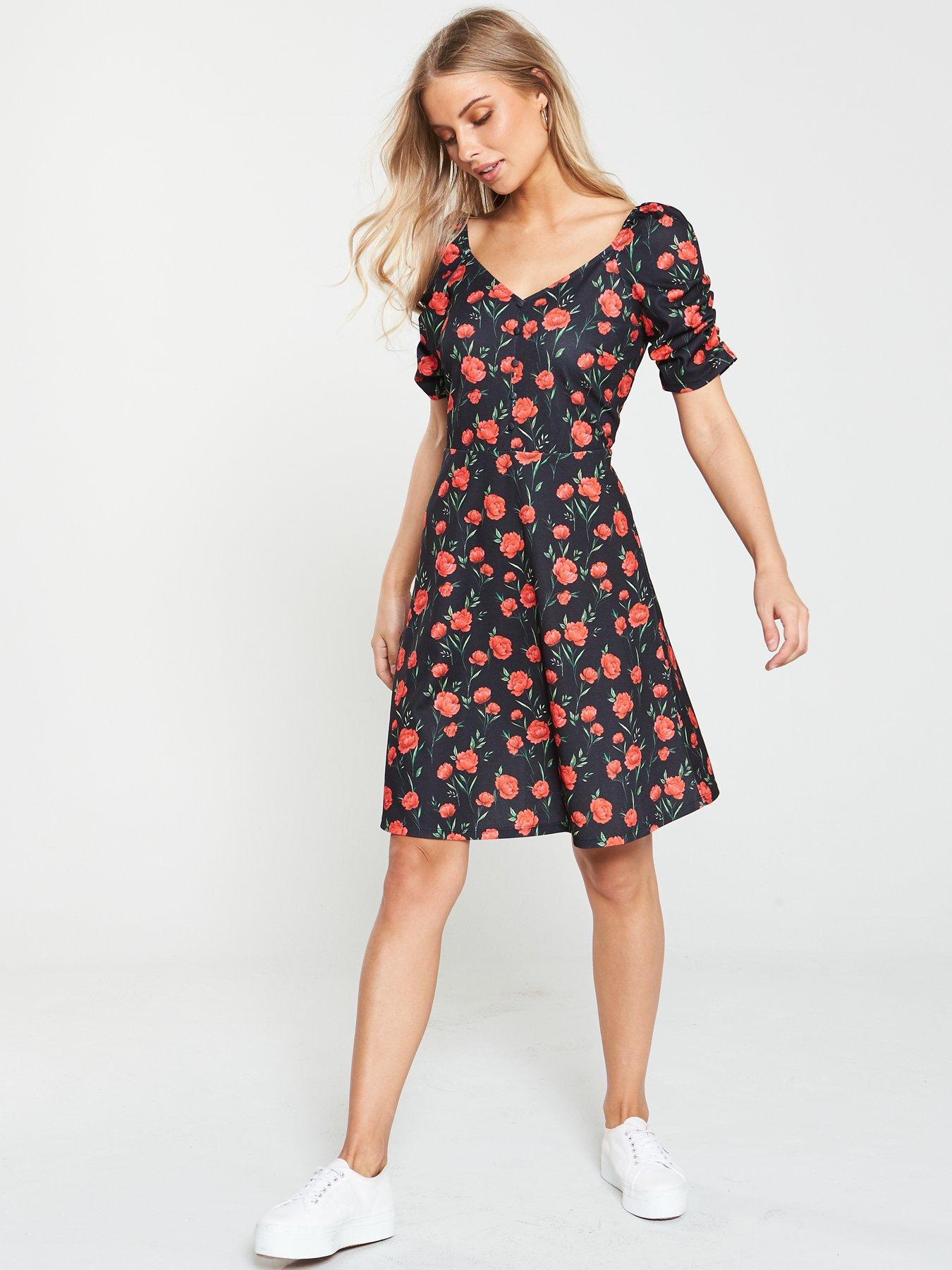 jersey skater dress uk