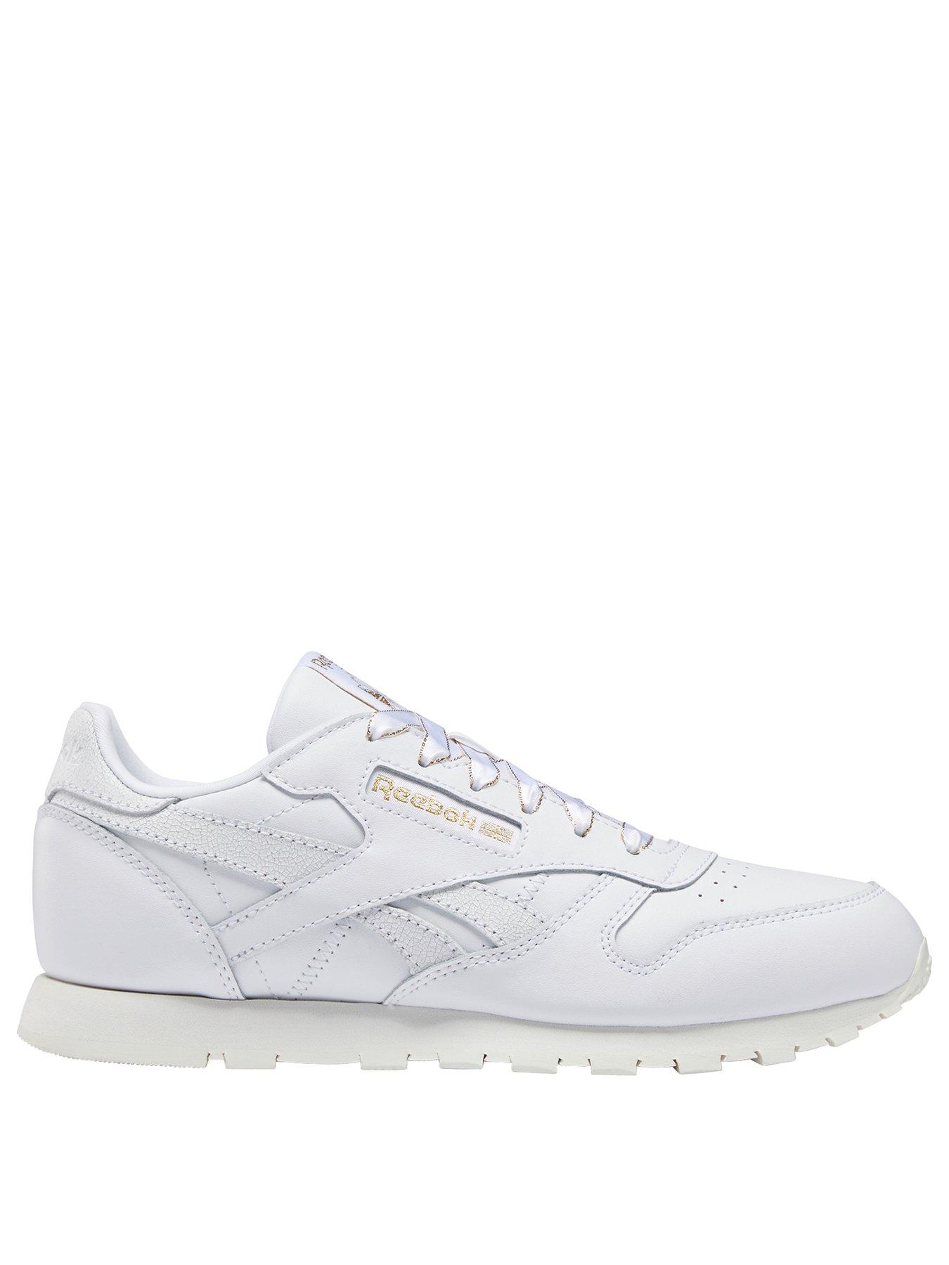 reebok classic leather junior white