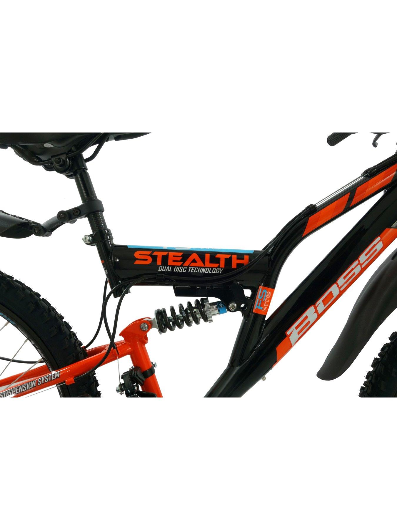 Image 2 of 6 of Boss Cycles Boss Stealth Boys Bike 24 inch Wheel Full Suspension Dual Disc