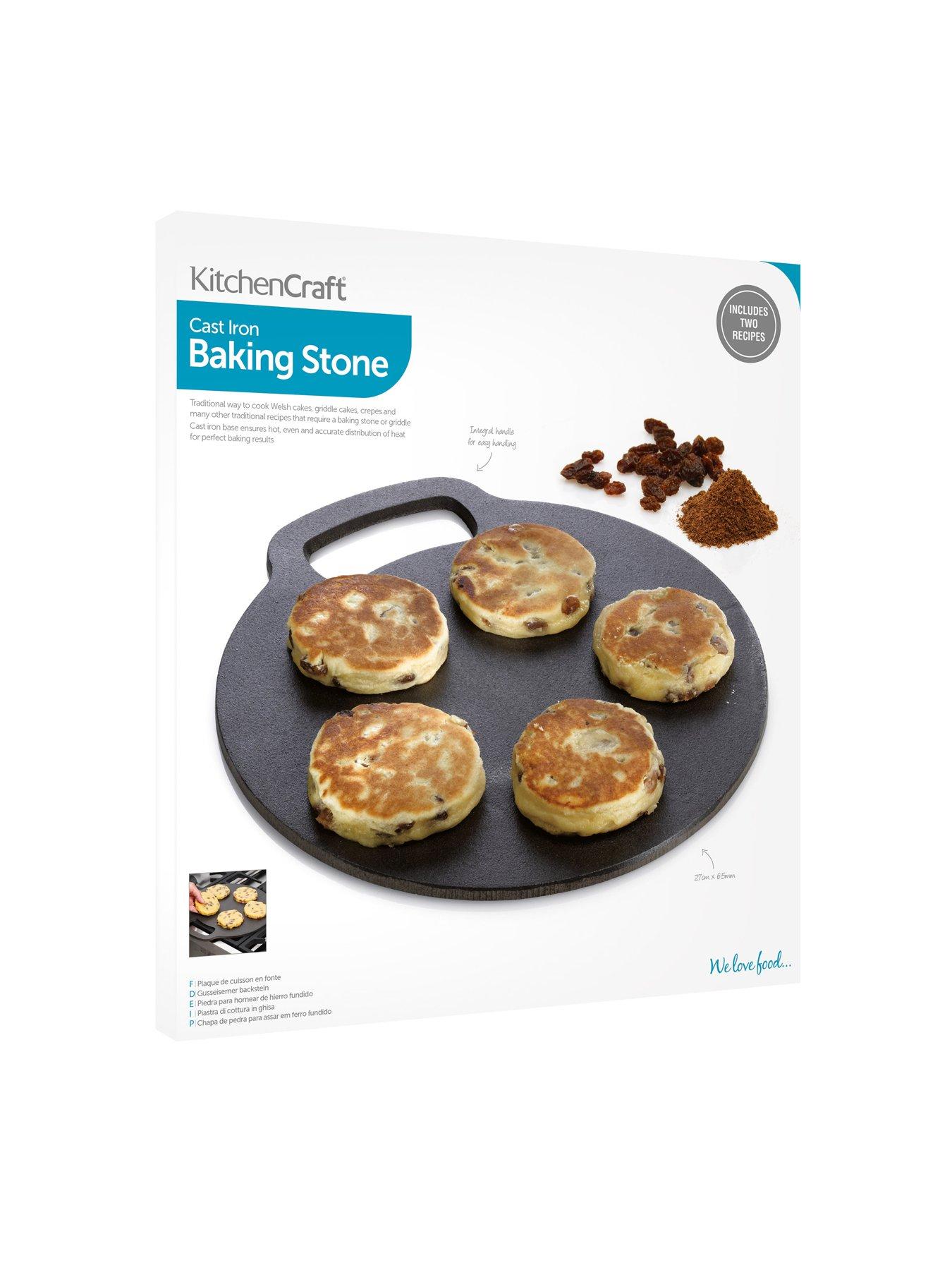 Image 2 of 5 of KitchenCraft Round Cast Iron Baking Stone/Cooking Griddle