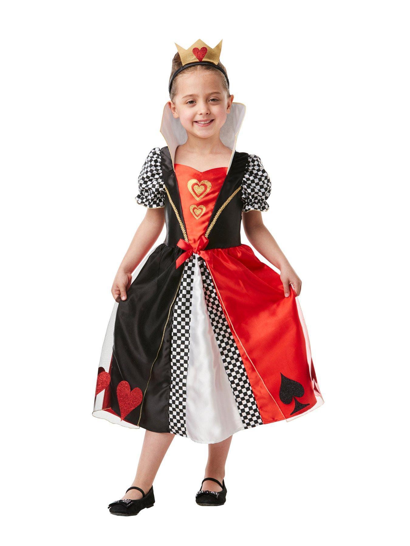 Queen Of Hearts Costume, Halloween Cosplay Queen Of Hearts Alice In  Wonderland Queen Of Hearts Dress