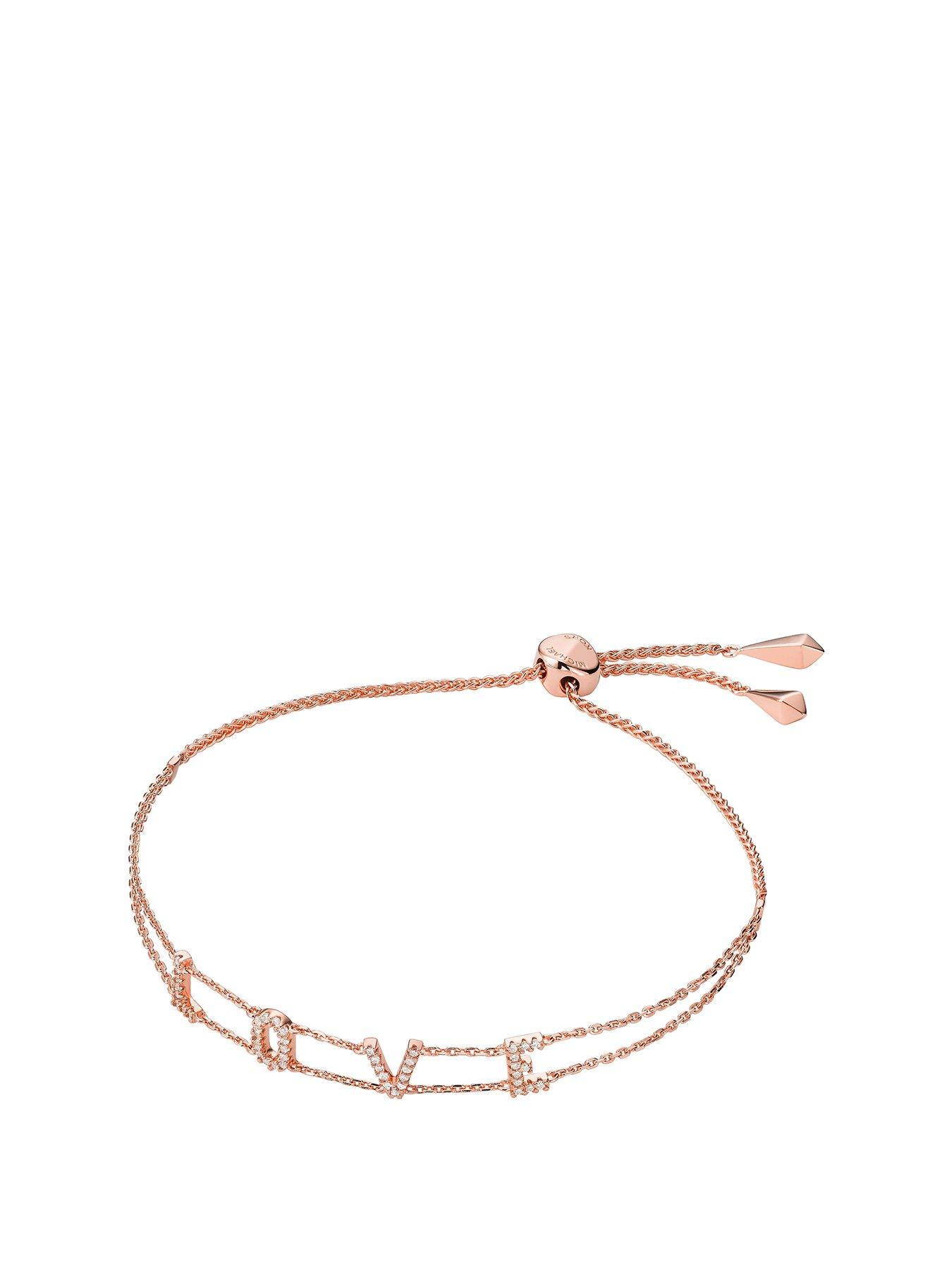 michael kors cubic zirconia bracelet