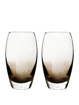 Product photograph of Denby Halo Praline Large Tumblers Ndash Set Of 2 from very.co.uk