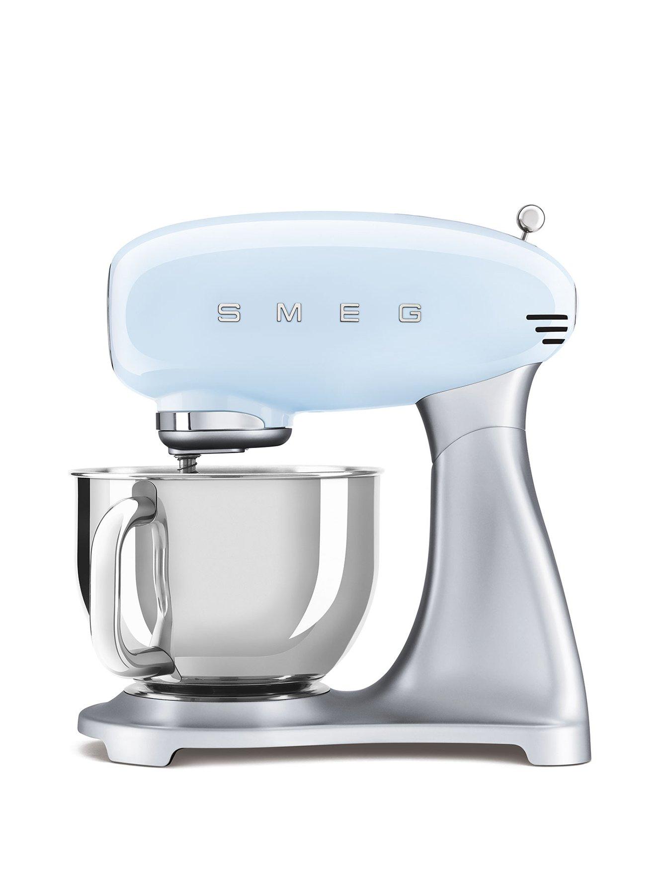 Product photograph of Smeg Smf02pb Stand Mixer - Pastel Blue from very.co.uk