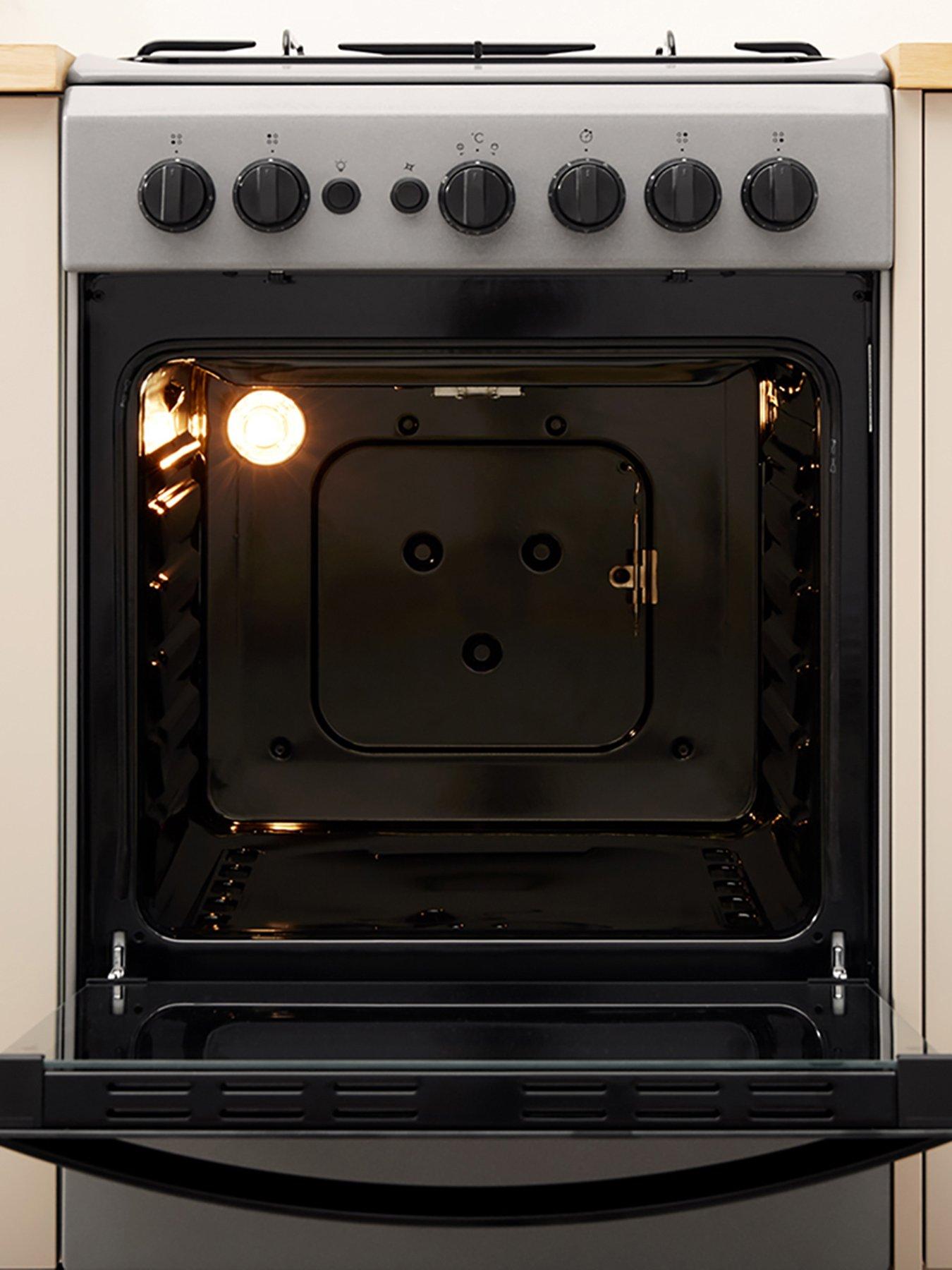 Image 4 of 8 of Indesit IS5G1PMSS 50cm Gas Single Oven Cooker - Silver