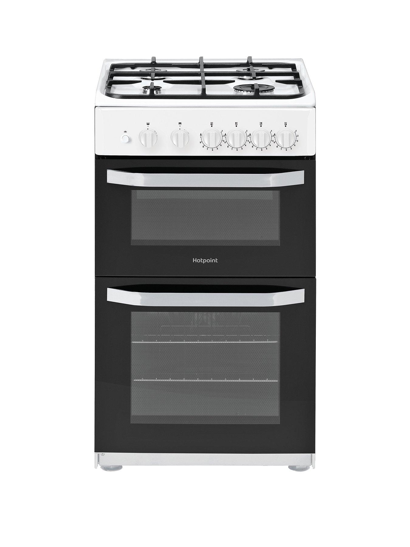 Hotpoint Hd5G00Kcw 50Cm Wide Gas Cooker With Grill - White
