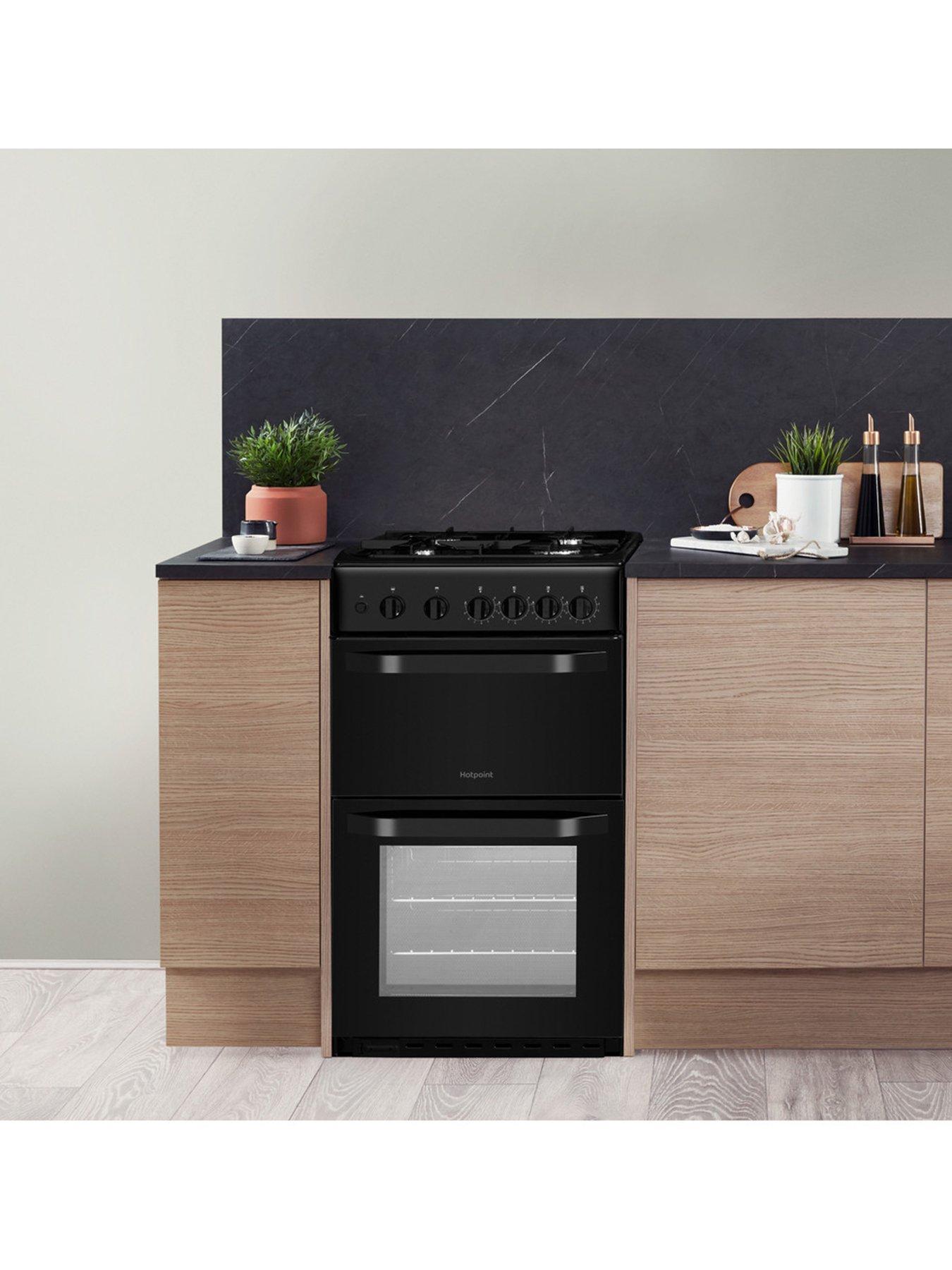 Image 3 of 8 of Hotpoint HD5G00KCB 50cm Wide Gas Cooker with Grill&nbsp;- Black