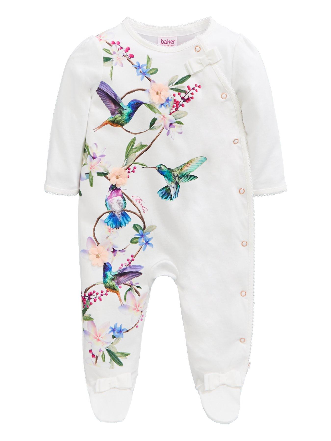 ted baker letter sleepsuit