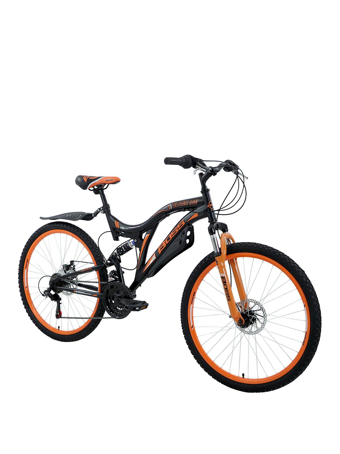 Boss Cycles Boss Black Ice Mens Mountain Bike 18 inch Frame